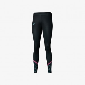 Mizuno ATHELETIC GRAPHIC LEGGINGS Nere | IT_MZN75319