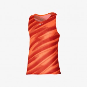 Mizuno DRY AEROFLOW GRAPHIC TANK Arancioni | IT_MZN52759
