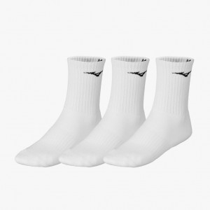 Mizuno TRAINING CREW SOCKS (3 PACK) Bianche | IT_MZN76228